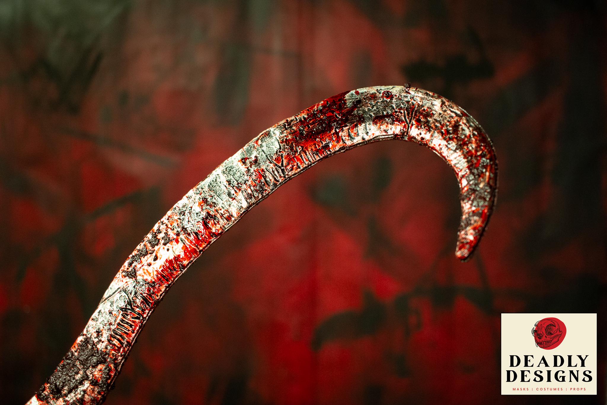 Fake Large Plastic Sickle Costume Prop | Halloween Horror Prop [MADE TO ...
