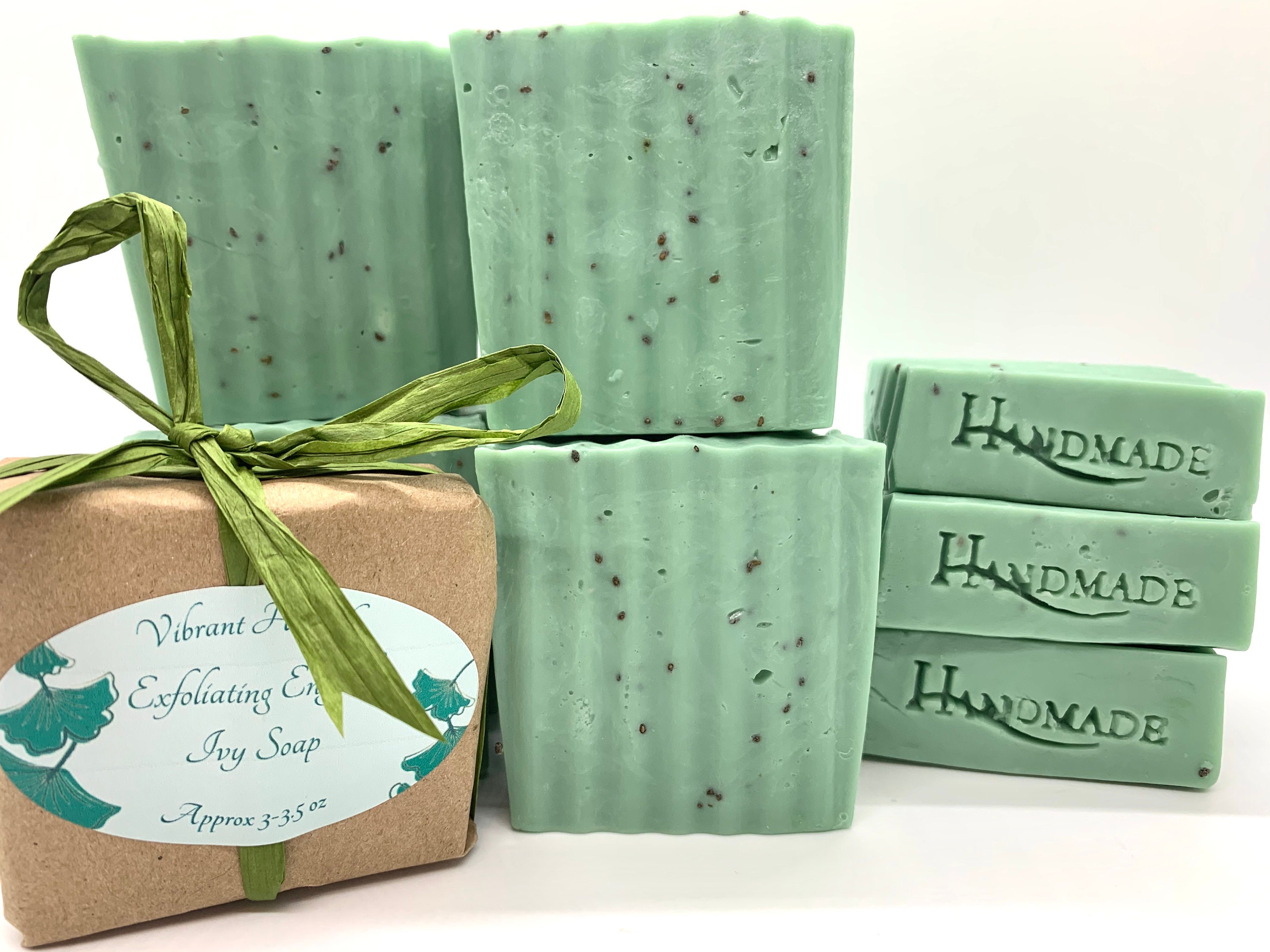 Exfoliating English Ivy Soap Exfoliating Spring Soap Green Etsy
