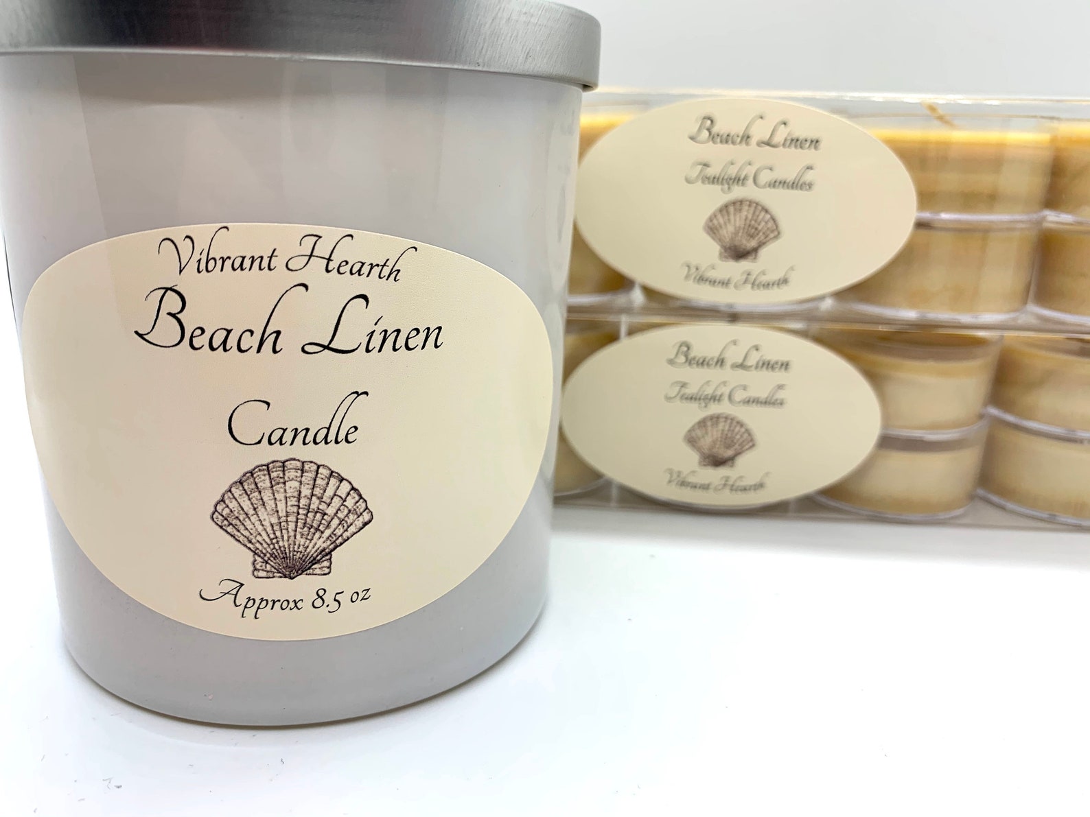 Beach Linen Candle Linen Candle Sandy Candle Soy Candle Etsy