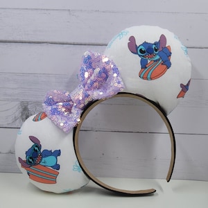 Stitch Surfboard Inspired Mouse Ears, Mickey Ears, Disney Ears
