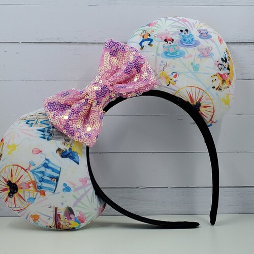 Disney Parks Rides Inspired Mouse Ears, Disney Ears, Mickey Ears