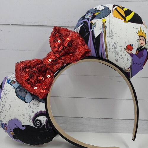 Villain Inspired Mouse Ears, Disney Ears, Mickey Ears