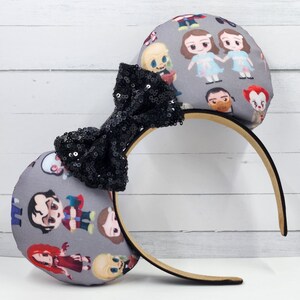 Horror Movies Character Mouse Ears, Mickey Ears, Disney Ears