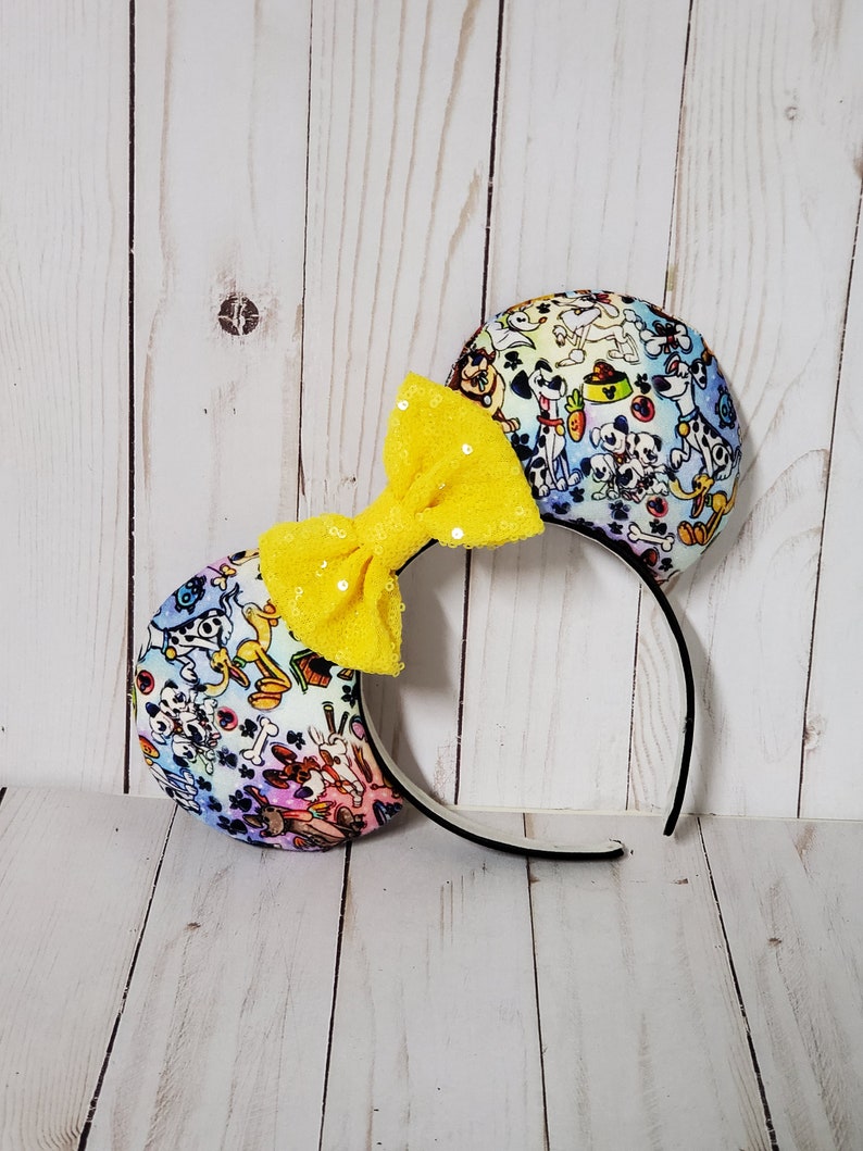Disney Dog Sketch Inspired Mouse Ears Mickey Ears Disney Yellow
