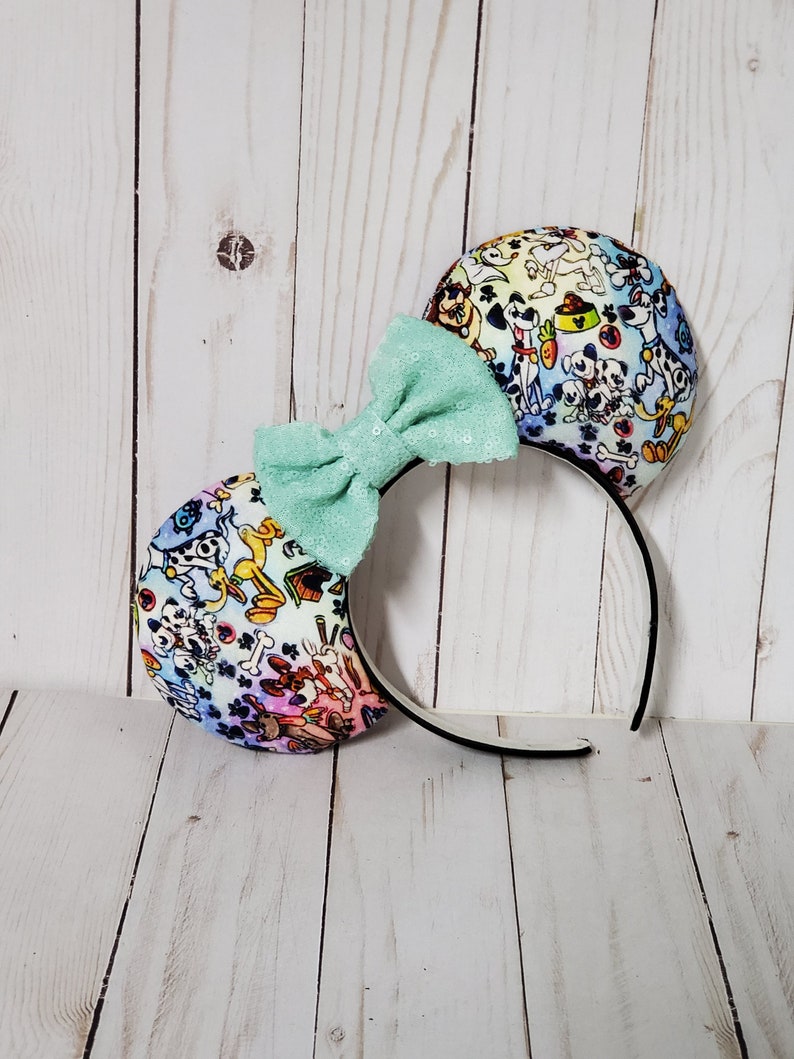Disney Dog Sketch Inspired Mouse Ears Mickey Ears Disney Pastel Mint