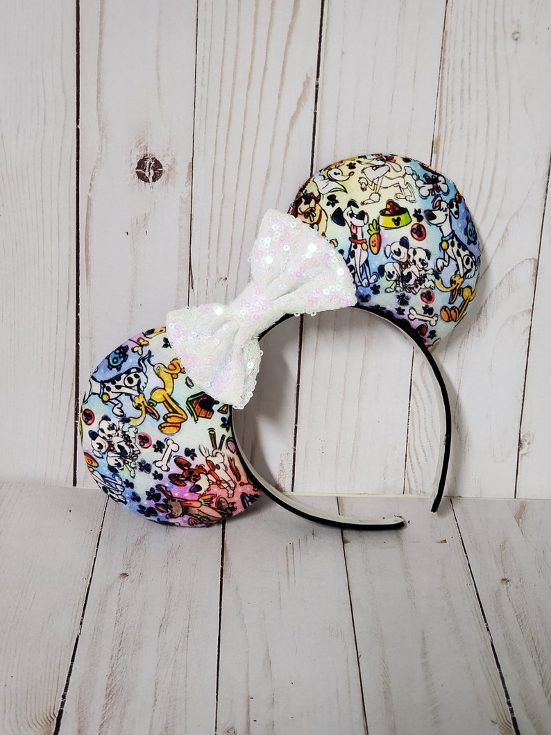 Disney Dog Sketch Inspired Mouse Ears Mickey Ears Disney Iridescent