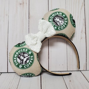 Disney Starbucks Inspired Mouse Ears, Disney Ears, Mickey Ears, Princess Ears