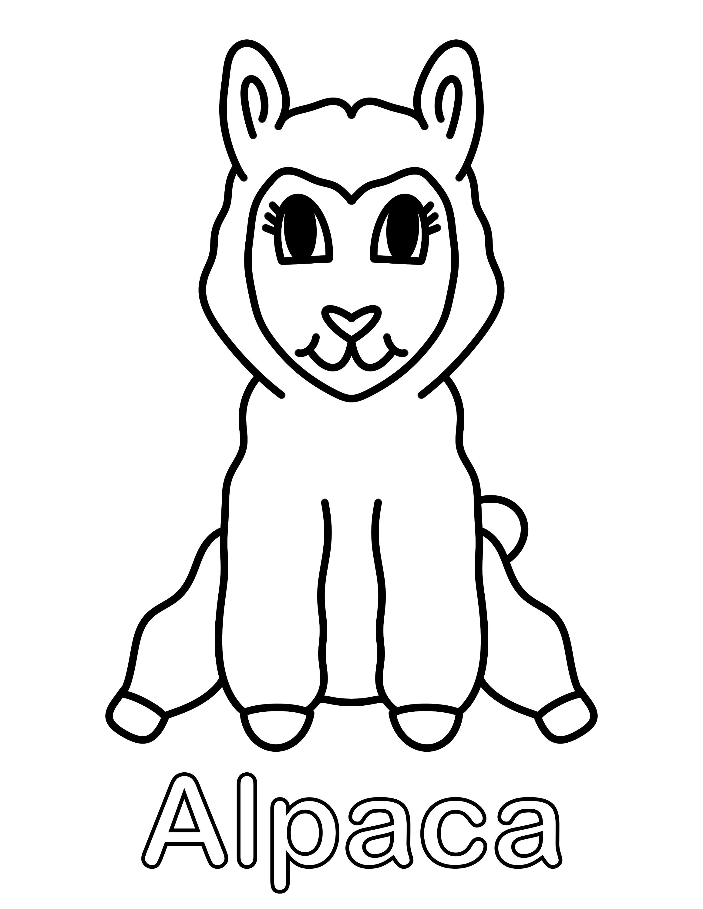 printable animal coloring pages for kids etsy