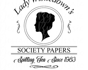 Download 30 Pc Bridgerton Charm Lot Lady Whistledown Society Etsy
