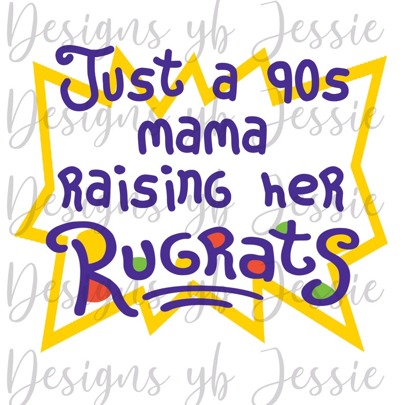 Download Just a 80s / 90s mama / baby raising Rugrats PNG Bundle ...