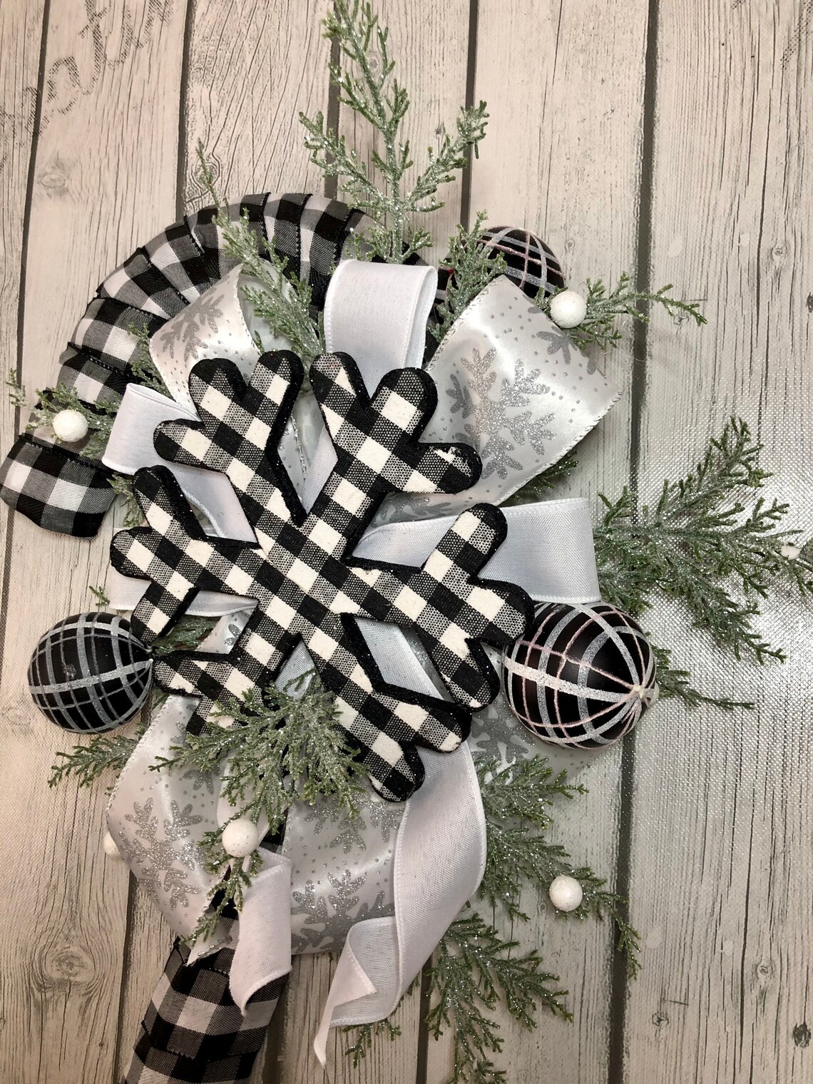 Candy Cane wall Decor Buffalo Plaid Decor Candy Cane Etsy