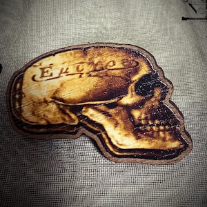 NEW & IMPROVED Emigré Manuscript WOODEN Magnet/Pin | Koudelka | Shadow Hearts