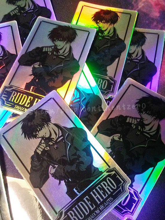 Yuurih Sticker Yuuri Hyuga YURI Hyuga Holographic Sticker | SHADOW HEARTS | Shadow