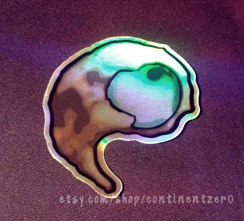 Yuri's Pendant / Periapt HOLO Sticker SHADOW HEARTS image 0