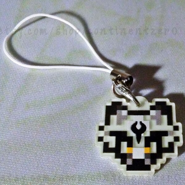 BLANCA Glow-in-the-Dark 8-bit Style Charm - | SHADOW HEARTS Covenant | Shadow Hearts