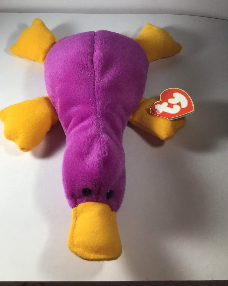 TY Beanie Baby Patti Platypus One of Original 9 PVC | Etsy