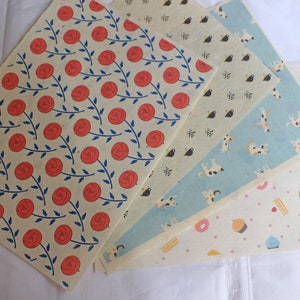 Carta Washi, Carta fatta a mano, Carta stampata, Carta giapponese, Rosa, Tè, Gatto, Torta