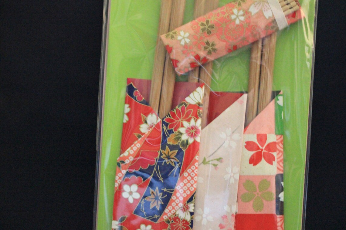 Chopstick case4Chopstick sleevesPack of 33set Cherry Etsy