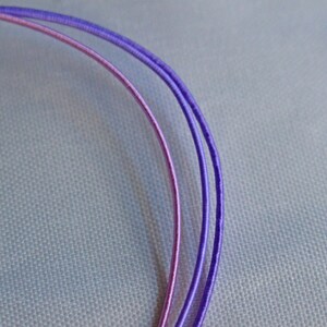 Mizuhiki Pink+purple colors, Paper strings, mizuhiki 9colors×5=45strings, japanese cord, rayon wrap image 5