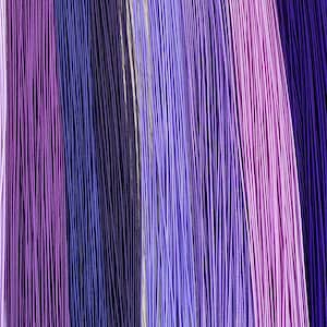 Mizuhiki purple colors, Paper strings, mizuhiki 8colors×5=40strings, japanese cord, rayon wrap