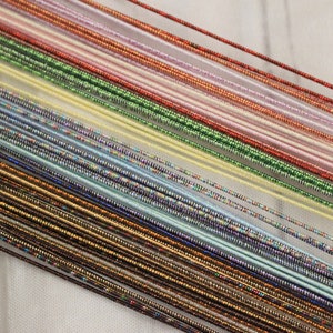 New Mizuhiki shine colors, Paper strings, mizuhiki 24colors×3=72strings, glitter japanese cord