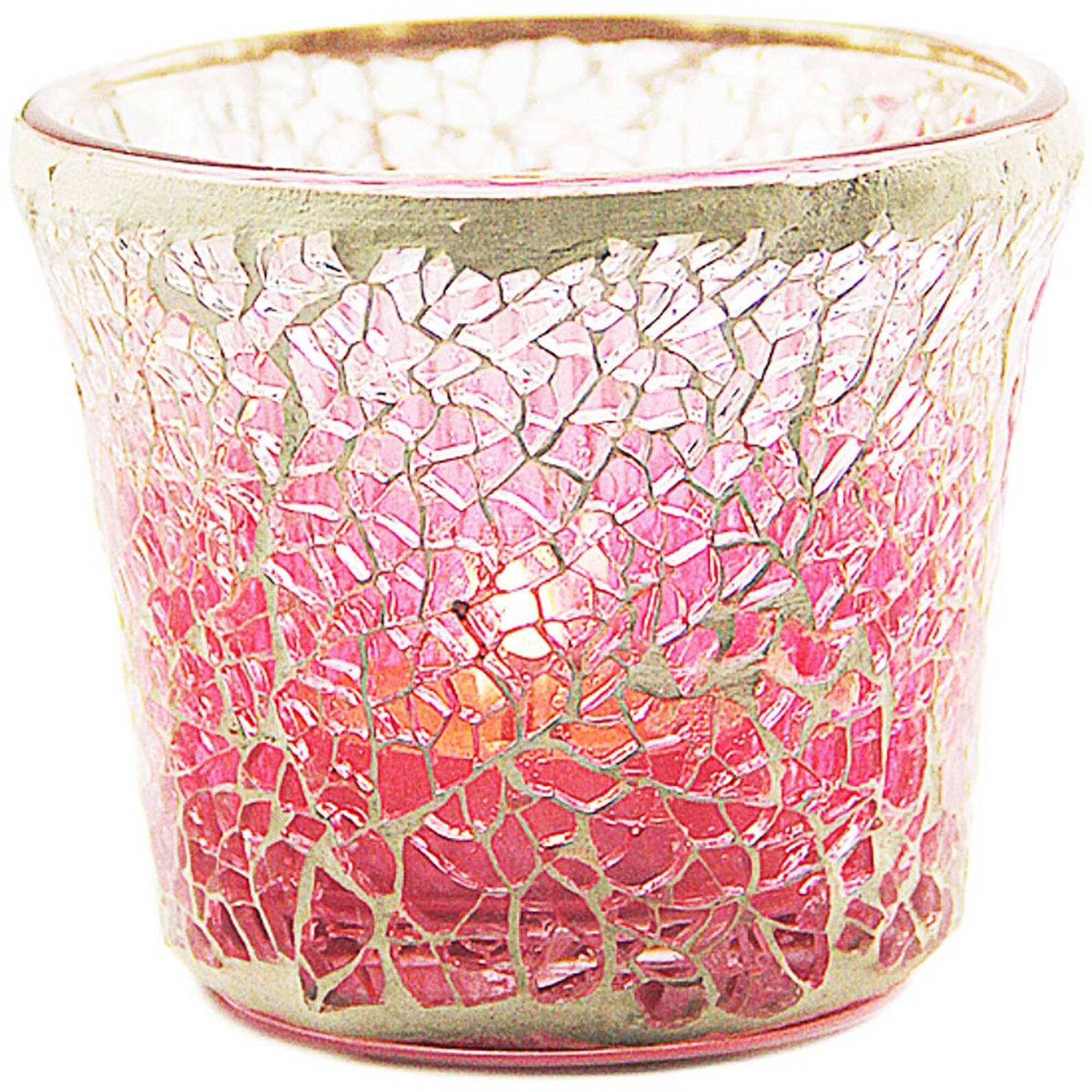 Red Glass Candlestick Holder Crystal Glass Candle Holder Stand Etsy