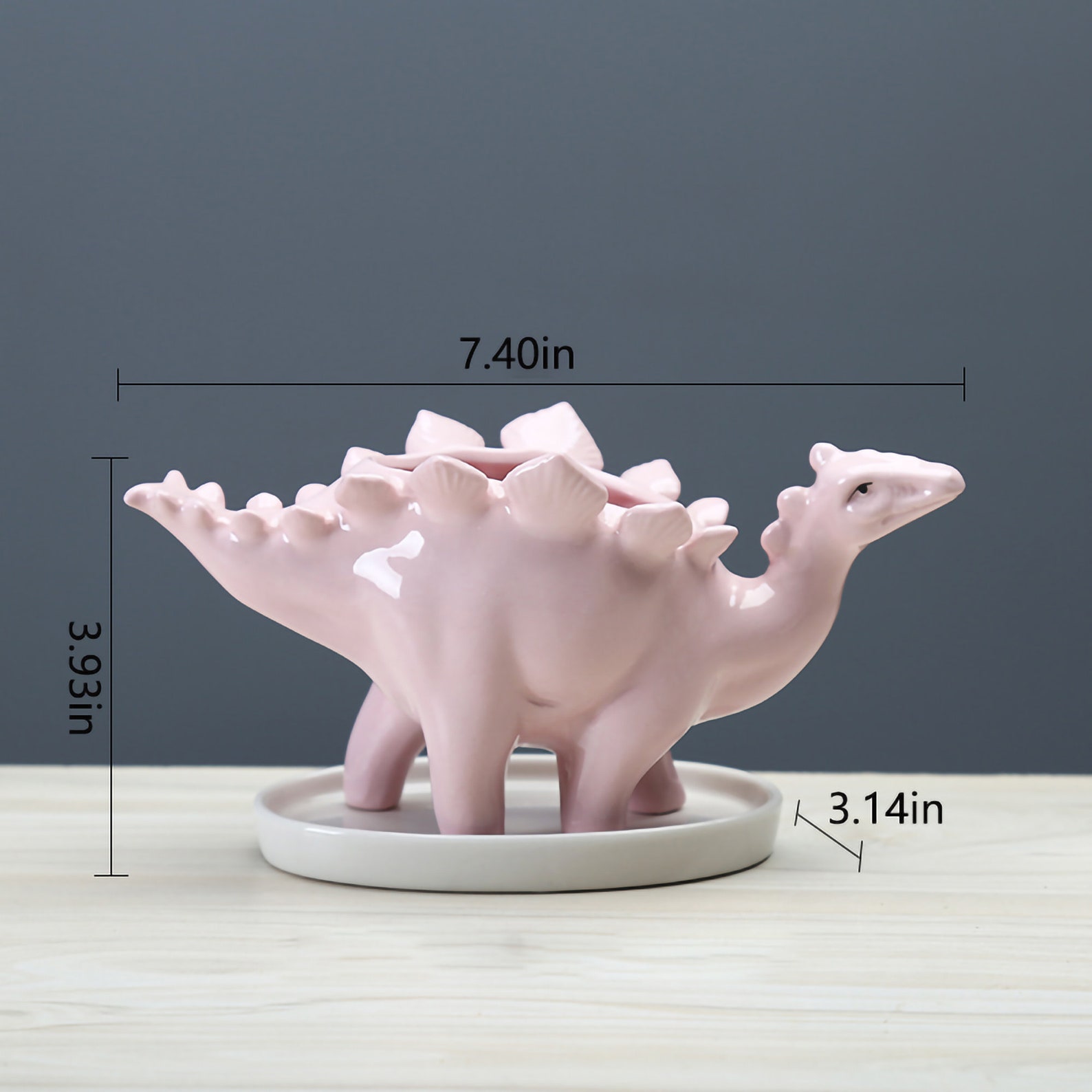 Dinosaur Plant Pot Dinosaur Planter Dinosaur Gifts Ceramic Etsy