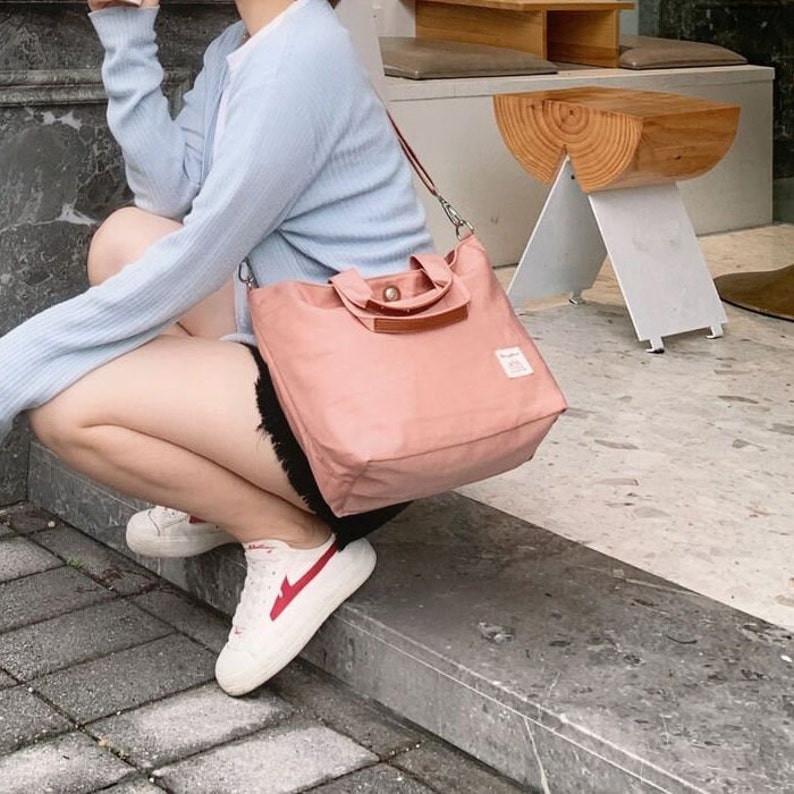 Ten Different Colors Nylon Crossbody Tote Bagshands Free Moms Etsy