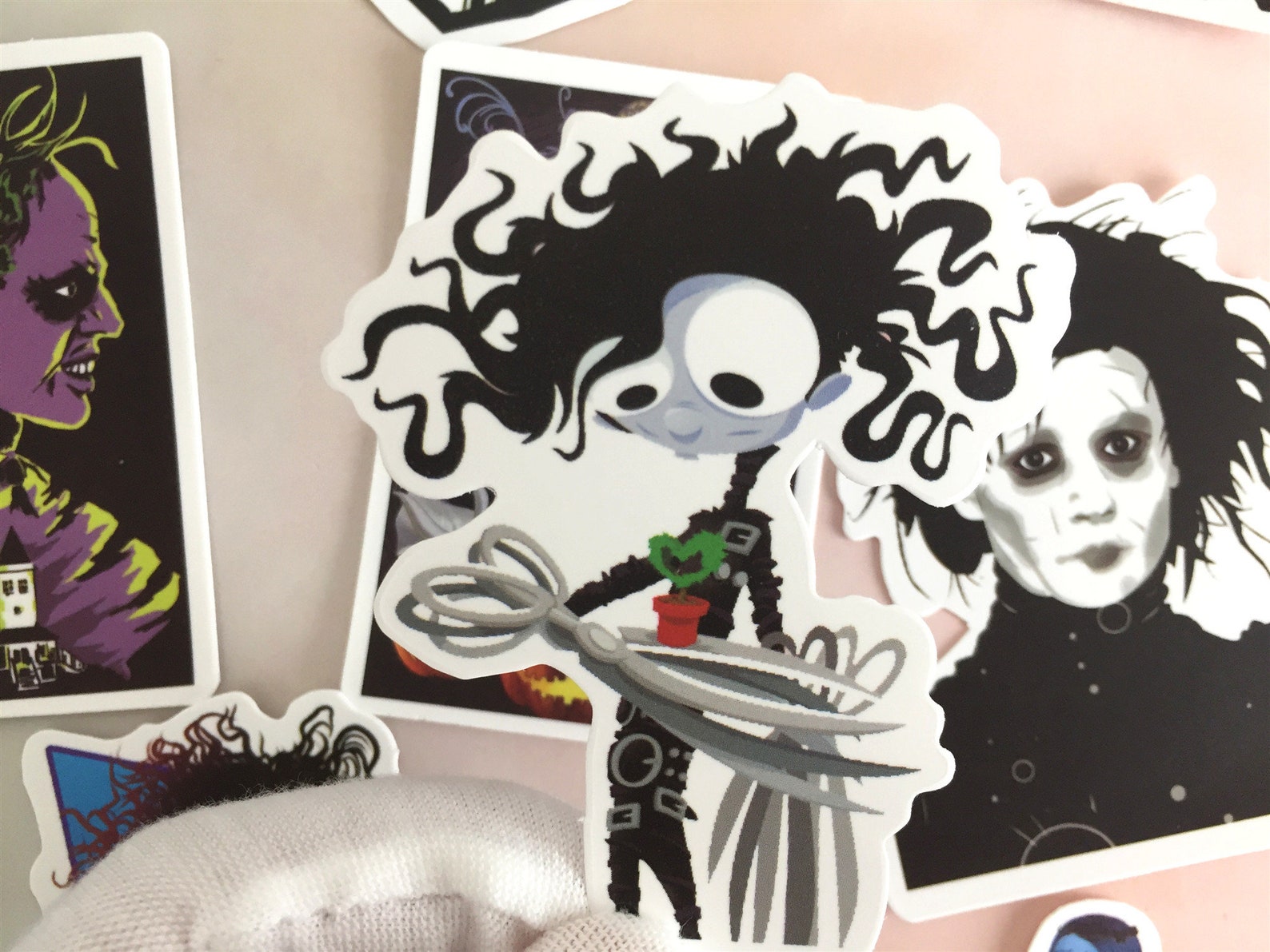 50Pcs Tim Burton stickers packVinyl stickersLaptop Etsy
