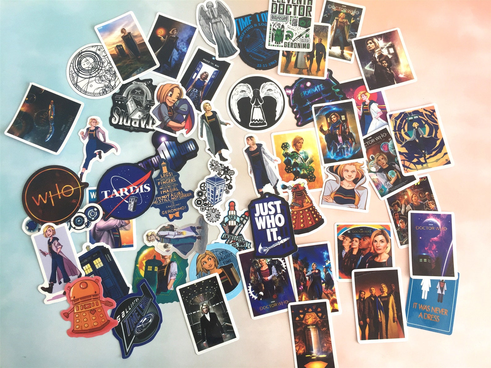 50Pcs Doctor Who stickers packVinyl stickersLaptop Etsy