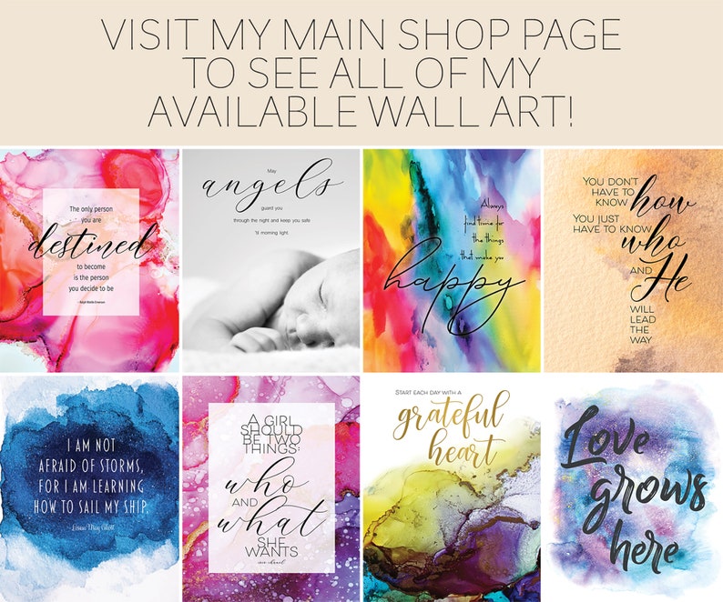 Ten Ways to Love Christian Art Print Spiritual Art Inspirational Wall