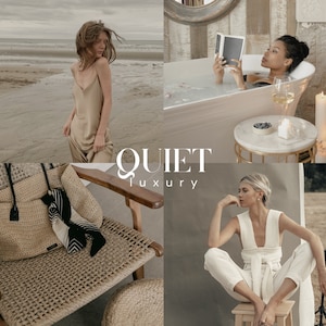 QUIET LUXURY Lightroom Presets, 10 Mobile & Desktop Presets, Old Money Aesthetic, Soft Beige, Neutral Creamy, Natural Instagram Photo Filter