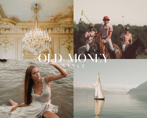 OLD MONEY STYLE Lightroom Presets, 10 Mobile & Desktop Presets, Luxury Retro Aesthetic, Fashion Editorial Inspired Look, Moody Photo Filter