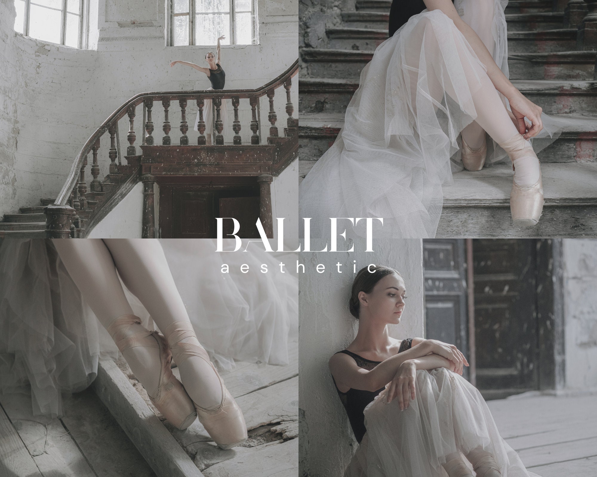 BALLET AESTHETIC Lightroom Presets, 10 Mobile & Desktop Presets, Soft ...