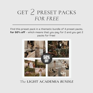 HERBAL APOTHECARY Lightroom Presets, 10 Mobile & Desktop Presets, Dark Cottagecore, Witchy Aesthetic, Natural Moody Witchcore Photo Filter image 4
