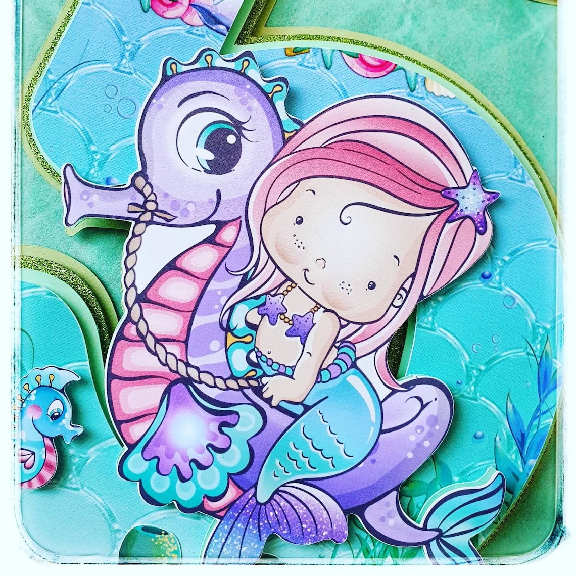 Printable Cake Topper Little Mermaid