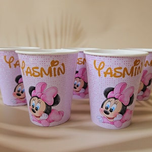 Bicchieri di carta personalizzati / Stoviglie per feste / Bicchieri di carta con coperchio / Dolcetti di marca / Bomboniere personalizzate per feste / Bicchieri di carta /