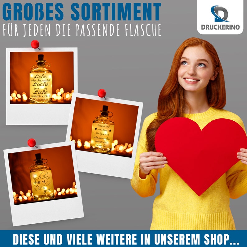 LED Flaschenlicht Schön, dass es Dich gibt Geschenke, Geschenke für Frauen - Geschenk Mama - Geschenk Freundin, Geschenk beste Freundin, Geburtstagsgeschenk Freundin,  Geschenk Freundin Geburtstag, Geschenk für Frauen