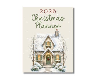 2026 Ultimate Christmas Planner Printable | All-in-One Holiday Organizer | Christmas Countdown PDF