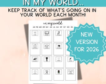 Monthly Check-In Printable | Self Reflection Worksheet (Digital Download)