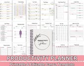 The Ultimate Notion Planner, Notion Template, Notion Planner, Notion Life Planner, Aesthetic Notion Planner, Light and Productivity Planner.