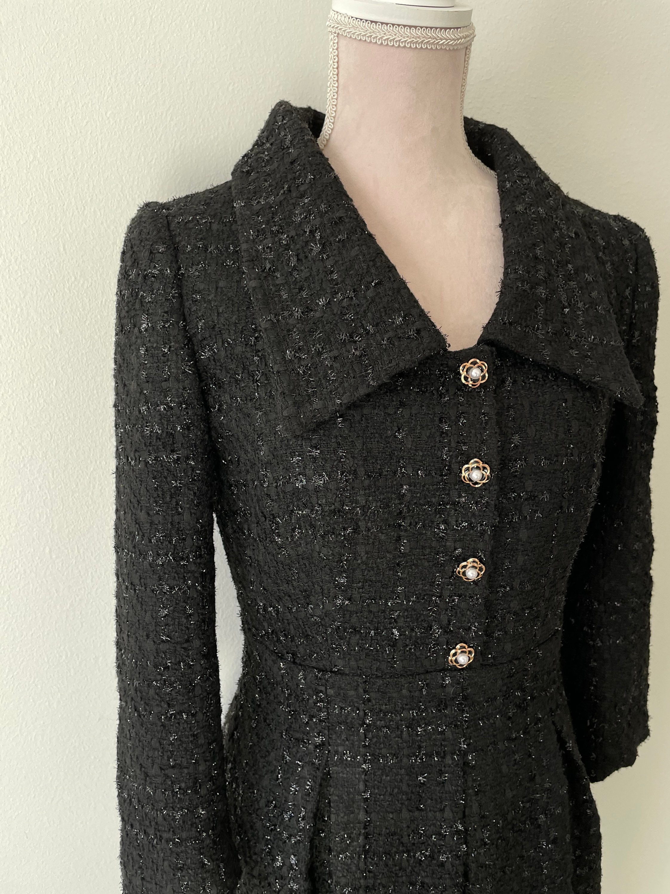 Cream Tweed Dress - Etsy