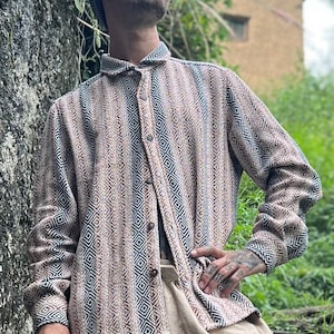 Long Sleeve Button Down Cotton Flannel Shirt