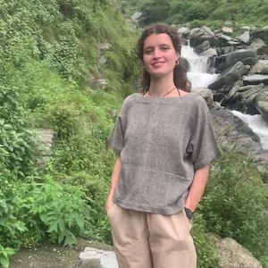 Hemp T Shirt, Relaxed Fit, 100% Hemp.