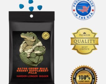 20  Gator chomp king Male Booster EXTREME ENHANCE Tablets for Him/Her!