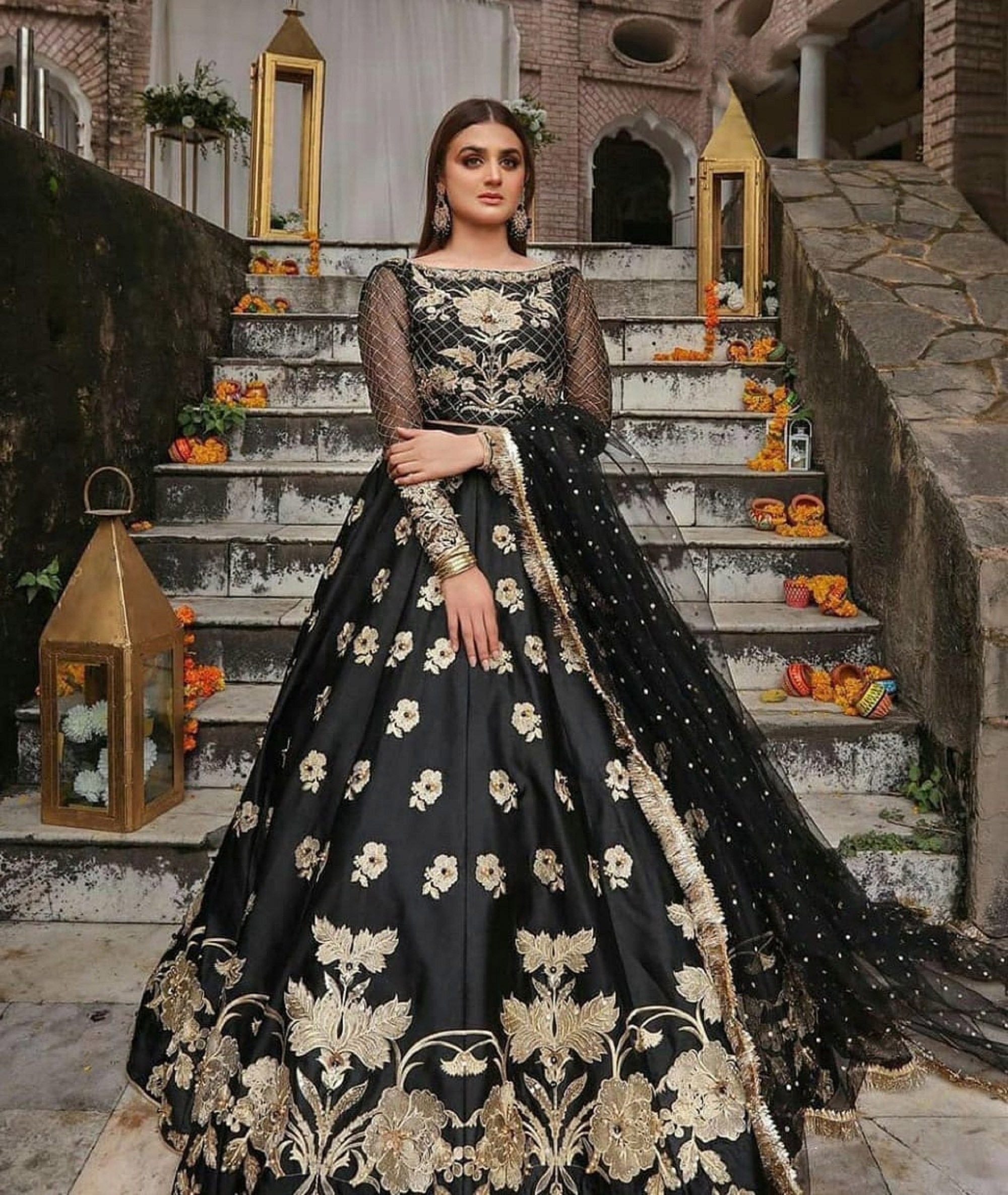 Bollywood Designer Black Lehenga Choli 