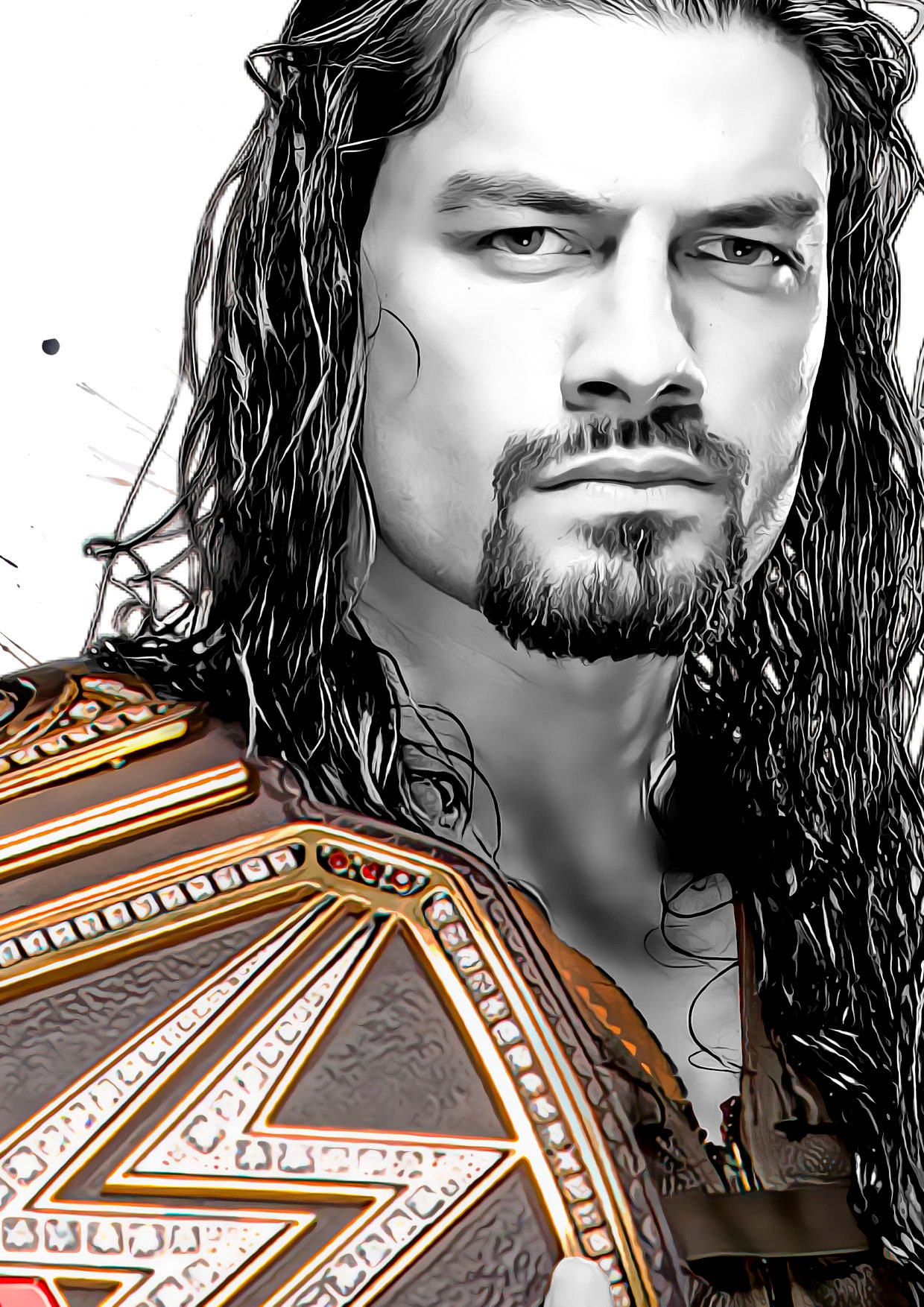 Roman Reigns Digital download Printable Wall Art Dorm Decor | Etsy