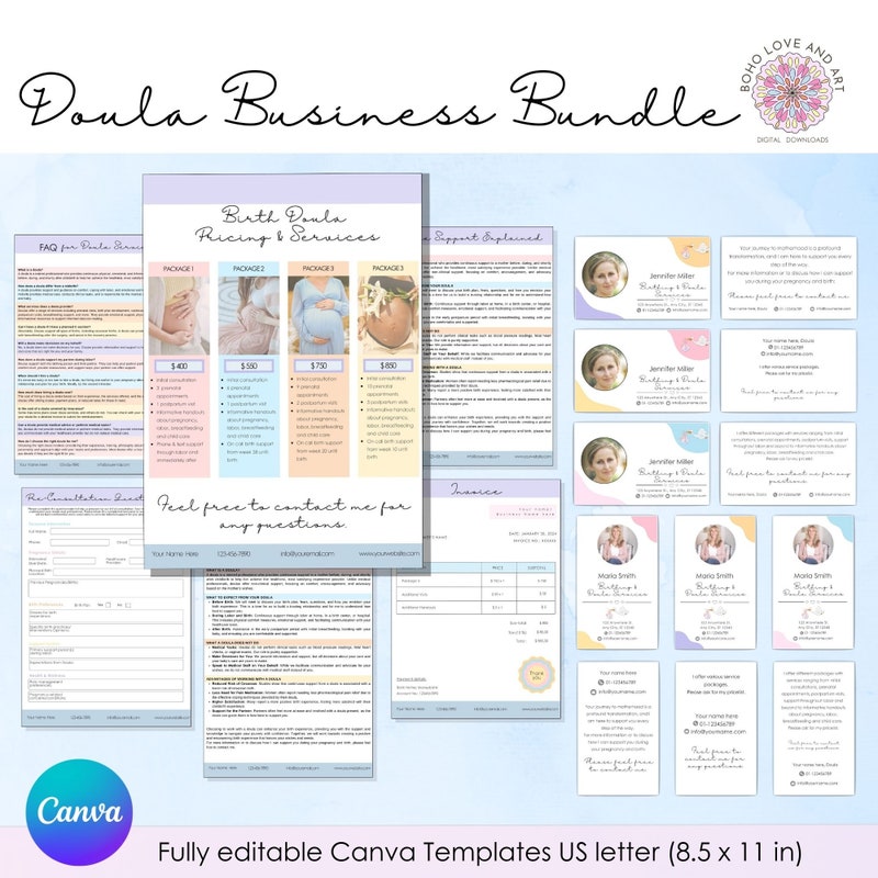 Doula Business Card - Etsy
