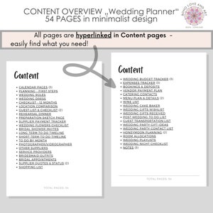 PLR Wedding Planner Wedding Seating Planner Bundle Canva templates MRR Master Resell Rights License 54 24 pages A4 & US Letter image 2