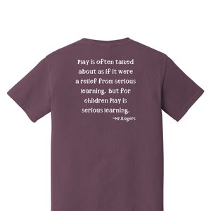 Comfort Colors T-Shirt with Heartwarming Message from Mr. Rogers
